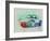 Porsche 911 Watercolor 2-NaxArt-Framed Art Print