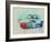 Porsche 911 Watercolor 2-NaxArt-Framed Art Print