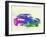 Porsche 911 Watercolor-NaxArt-Framed Art Print