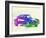 Porsche 911 Watercolor-NaxArt-Framed Art Print