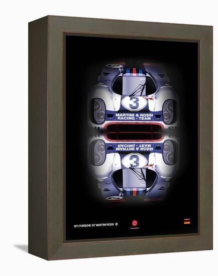 Porsche 917 Martini Rossi-NaxArt-Framed Stretched Canvas