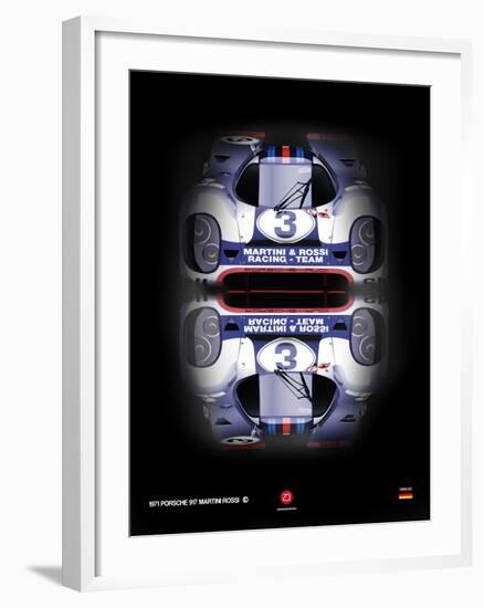 Porsche 917 Martini Rossi-NaxArt-Framed Art Print