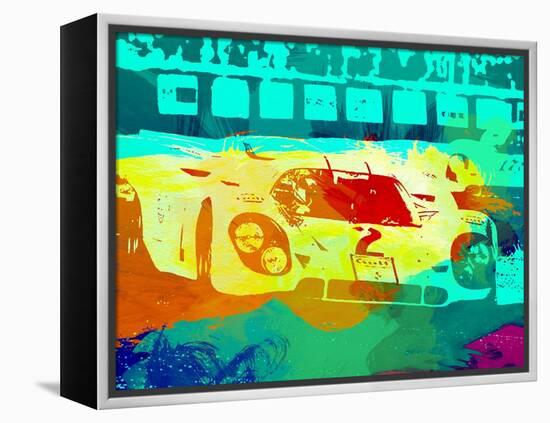 Porsche 917 Watercolor-NaxArt-Framed Stretched Canvas