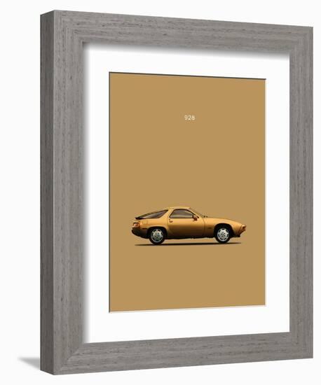 Porsche 928 1979-Mark Rogan-Framed Art Print