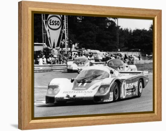 Porsche 956 Driven by Jacky Ickx and Derek Bell, 1982-null-Framed Premier Image Canvas