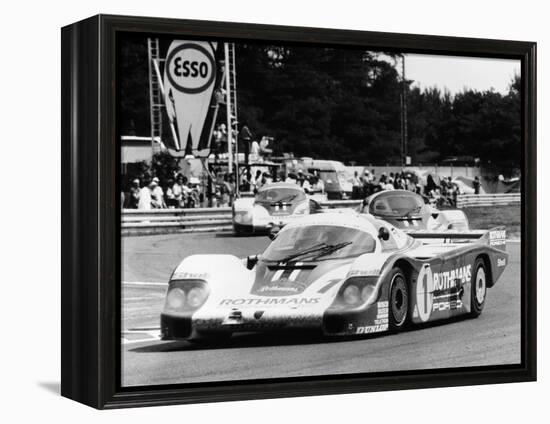 Porsche 956 Driven by Jacky Ickx and Derek Bell, 1982-null-Framed Premier Image Canvas