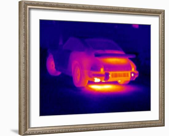 Porsche Car, Thermogram-Tony McConnell-Framed Photographic Print