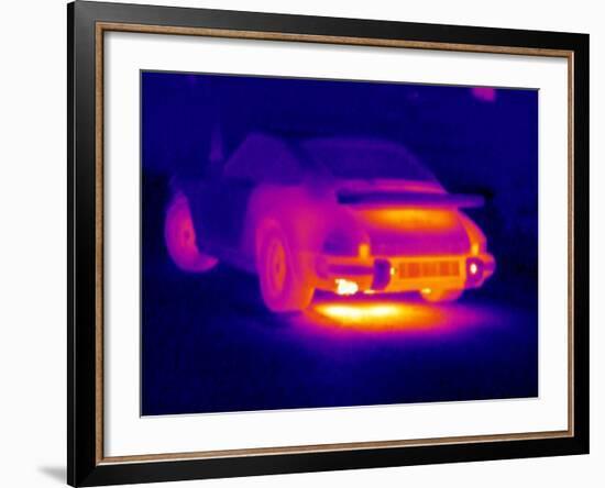 Porsche Car, Thermogram-Tony McConnell-Framed Photographic Print