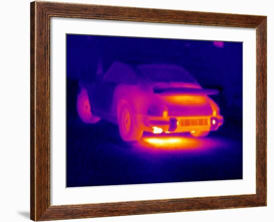 Porsche Car, Thermogram-Tony McConnell-Framed Photographic Print