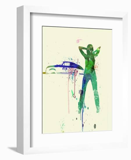 Porsche Girl-NaxArt-Framed Art Print