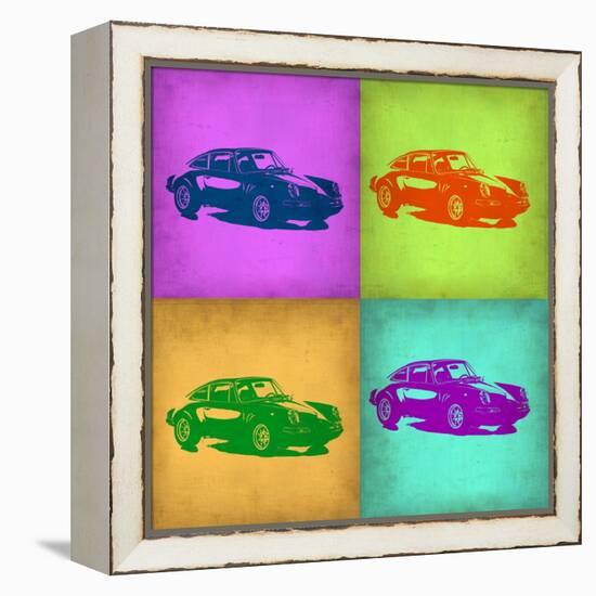 Porsche Pop Art 1-NaxArt-Framed Stretched Canvas