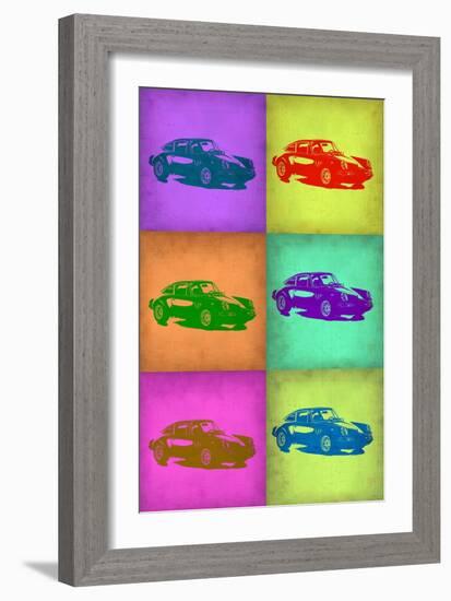 Porsche Pop Art 2-NaxArt-Framed Art Print