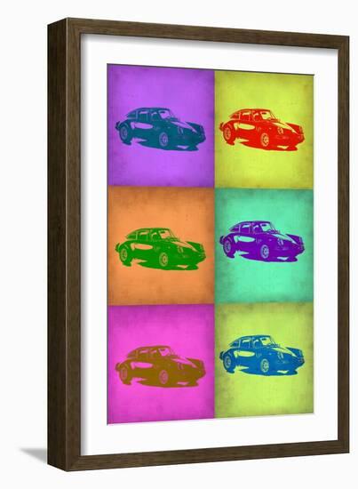 Porsche Pop Art 2-NaxArt-Framed Art Print