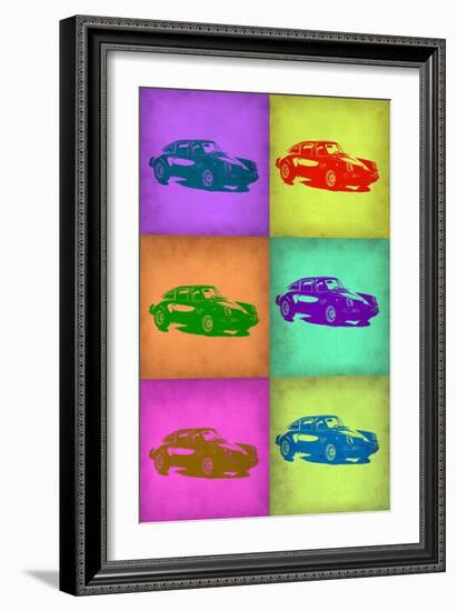 Porsche Pop Art 2-NaxArt-Framed Art Print