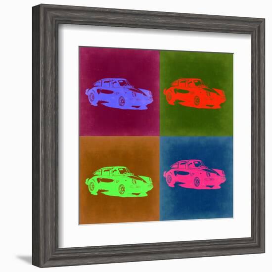 Porsche Pop Art 3-NaxArt-Framed Art Print