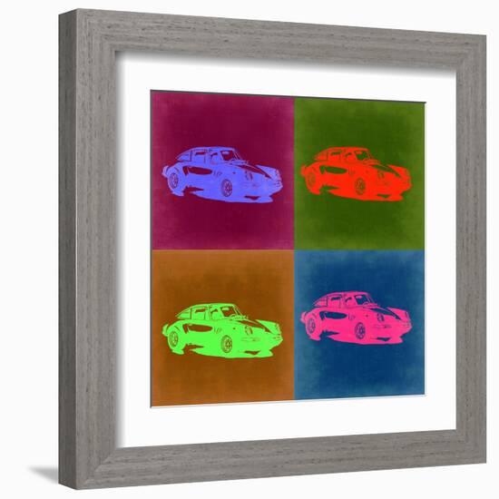 Porsche Pop Art 3-NaxArt-Framed Art Print