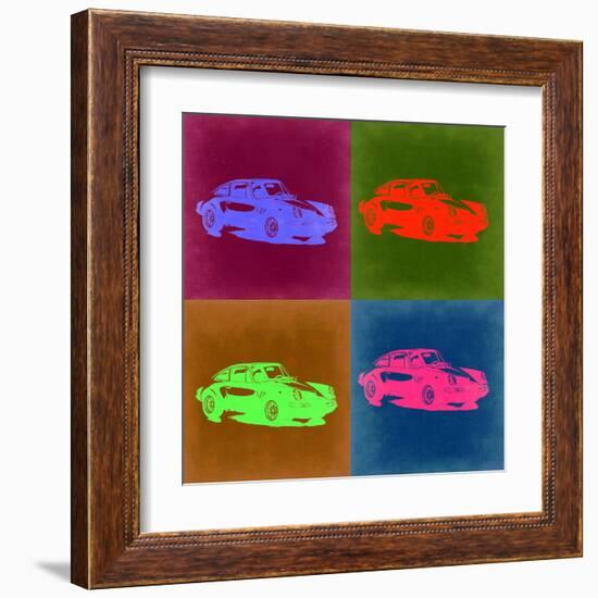 Porsche Pop Art 3-NaxArt-Framed Art Print