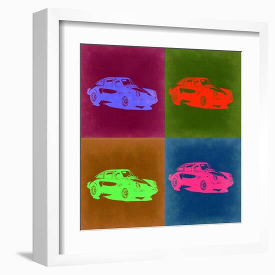 Porsche Pop Art 3-NaxArt-Framed Art Print