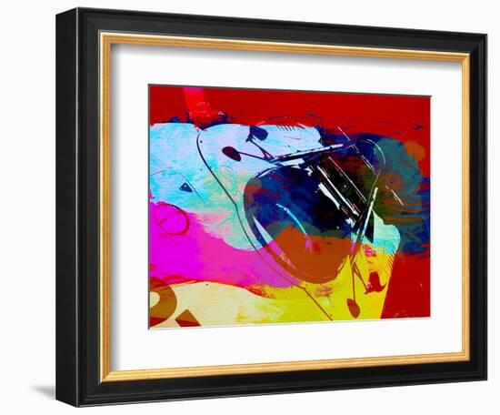 Porsche Watercolor-NaxArt-Framed Art Print