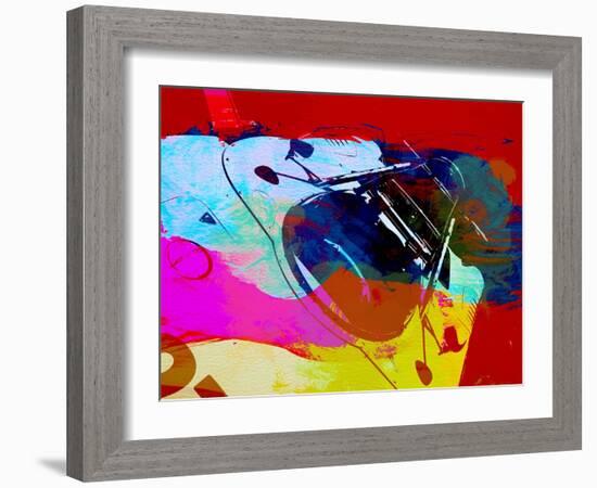 Porsche Watercolor-NaxArt-Framed Art Print