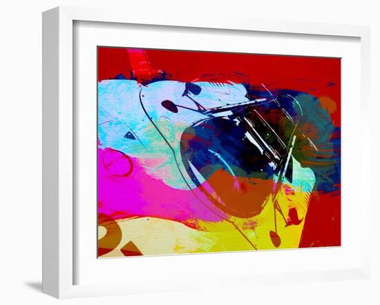 Porsche Watercolor-NaxArt-Framed Art Print