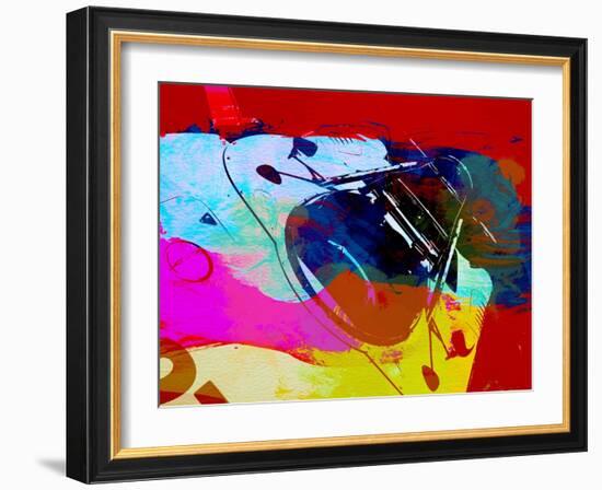 Porsche Watercolor-NaxArt-Framed Art Print