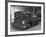 Porshe Automobile at the Motor Show-null-Framed Photographic Print