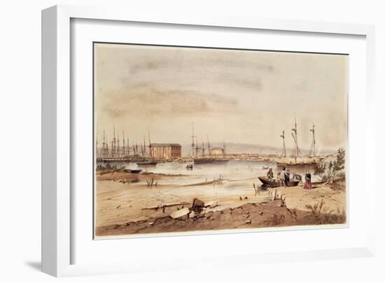 Port Adelaide, from the 'South Australia Illustrated', 1846-George French Angas-Framed Giclee Print