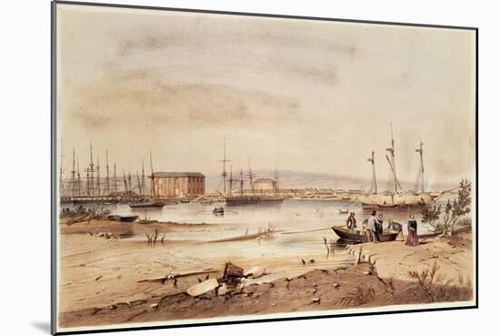 Port Adelaide, from the 'South Australia Illustrated', 1846-George French Angas-Mounted Giclee Print