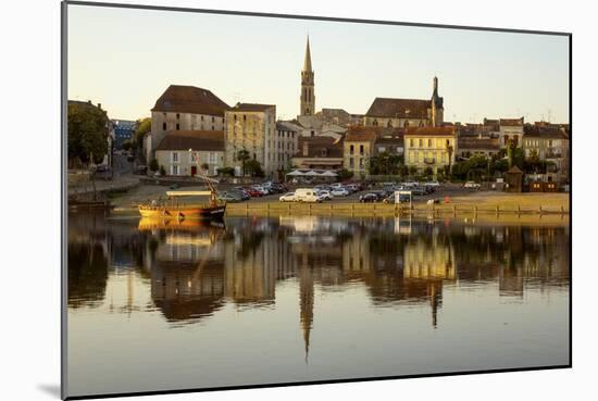 Port and River Dordogne, Bergerac, Perigord, Aquitaine, France, Europe-Rolf Richardson-Mounted Photographic Print