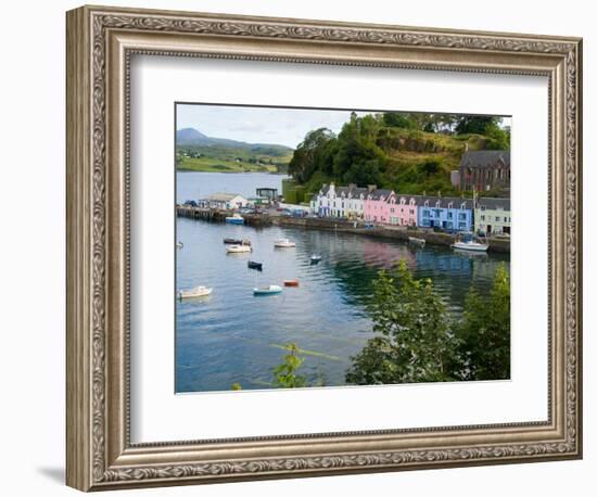 Port and Sailboats in Village of Portree, Isle of Skye, Western Highlands, Scotland-Bill Bachmann-Framed Photographic Print