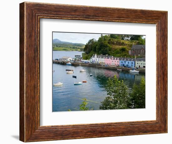 Port and Sailboats in Village of Portree, Isle of Skye, Western Highlands, Scotland-Bill Bachmann-Framed Photographic Print