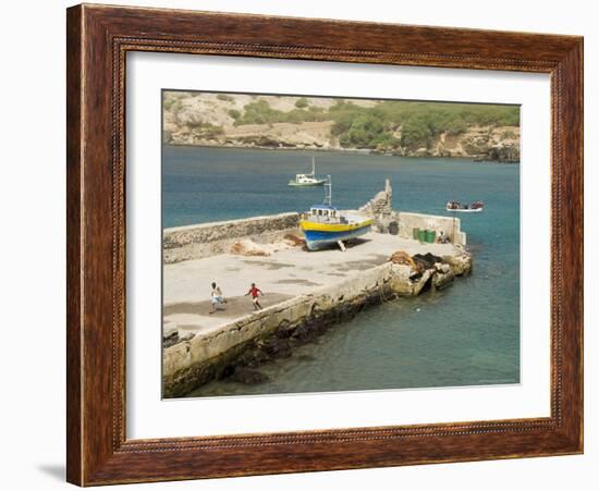 Port at Tarrafal, Santiago, Cape Verde Islands, Africa-R H Productions-Framed Photographic Print