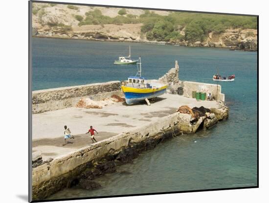 Port at Tarrafal, Santiago, Cape Verde Islands, Africa-R H Productions-Mounted Photographic Print