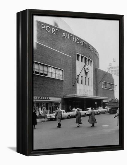 Port Authority Bus Terminal-null-Framed Premier Image Canvas