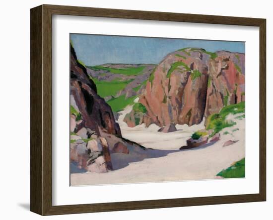 Port Bhan, Iona, C.1922-Francis Campbell Boileau Cadell-Framed Giclee Print