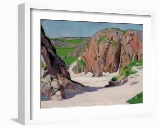 Port Bhan, Iona, C.1922-Francis Campbell Boileau Cadell-Framed Giclee Print