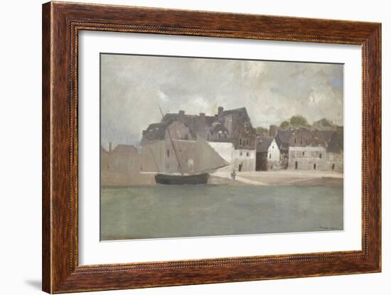 Port breton-Odilon Redon-Framed Giclee Print