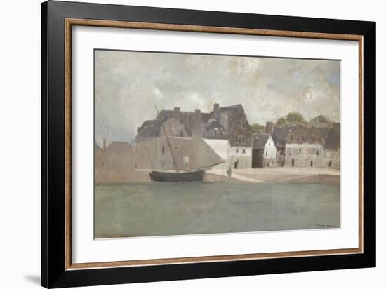 Port breton-Odilon Redon-Framed Giclee Print