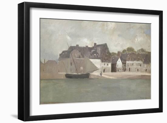 Port breton-Odilon Redon-Framed Giclee Print