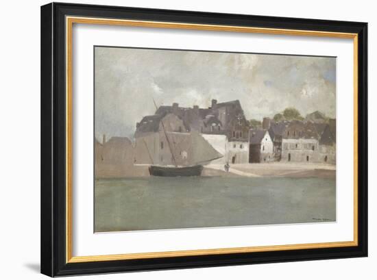 Port breton-Odilon Redon-Framed Giclee Print