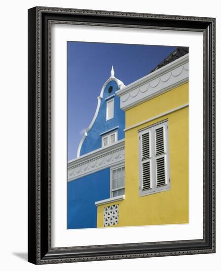 Port Building, Scharloo, Willemstad, Curacao, Netherlands Antilles, Caribbean-Walter Bibikow-Framed Photographic Print