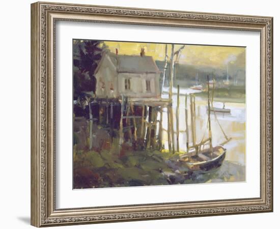 Port Clyded Maine-Ted Goerschner-Framed Giclee Print