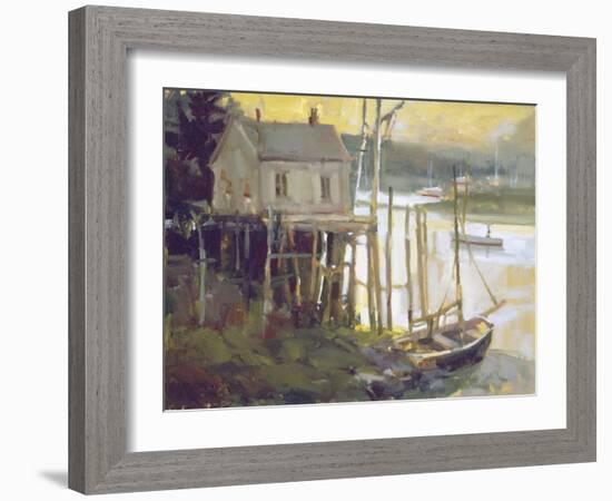 Port Clyded Maine-Ted Goerschner-Framed Giclee Print