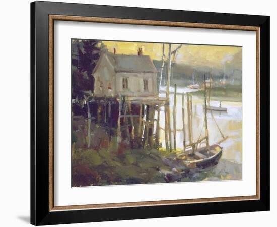 Port Clyded Maine-Ted Goerschner-Framed Giclee Print