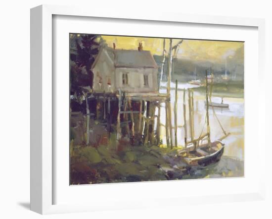 Port Clyded Maine-Ted Goerschner-Framed Giclee Print