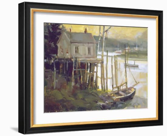 Port Clyded Maine-Ted Goerschner-Framed Giclee Print