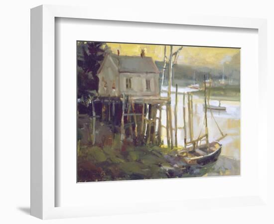 Port Clyded Maine-Ted Goerschner-Framed Giclee Print