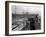 Port Commission Dock, Seattle, Undated-Asahel Curtis-Framed Giclee Print