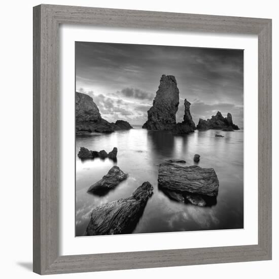 Port Coton Bw-Philippe Manguin-Framed Photographic Print